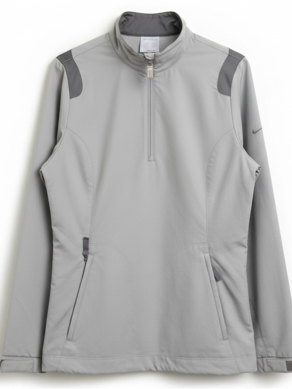 Nike Golf Women’s Gray Half-Zip Windbreaker Pullover Jacket Size XS